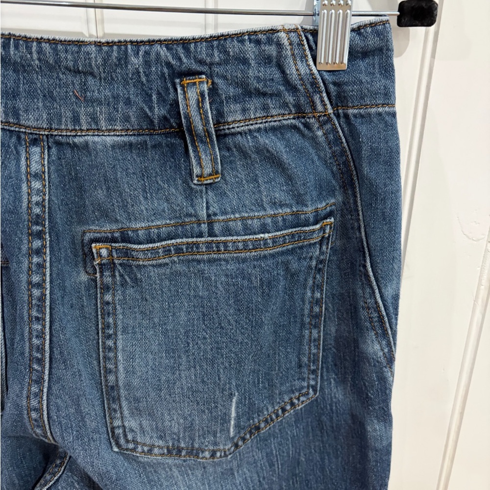 Anthropologie Pilcro The Wanderer mid-rise relaxed distressed utility jeans - Picture 6 of 12